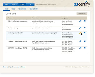 PSCertify-Admin-Tests